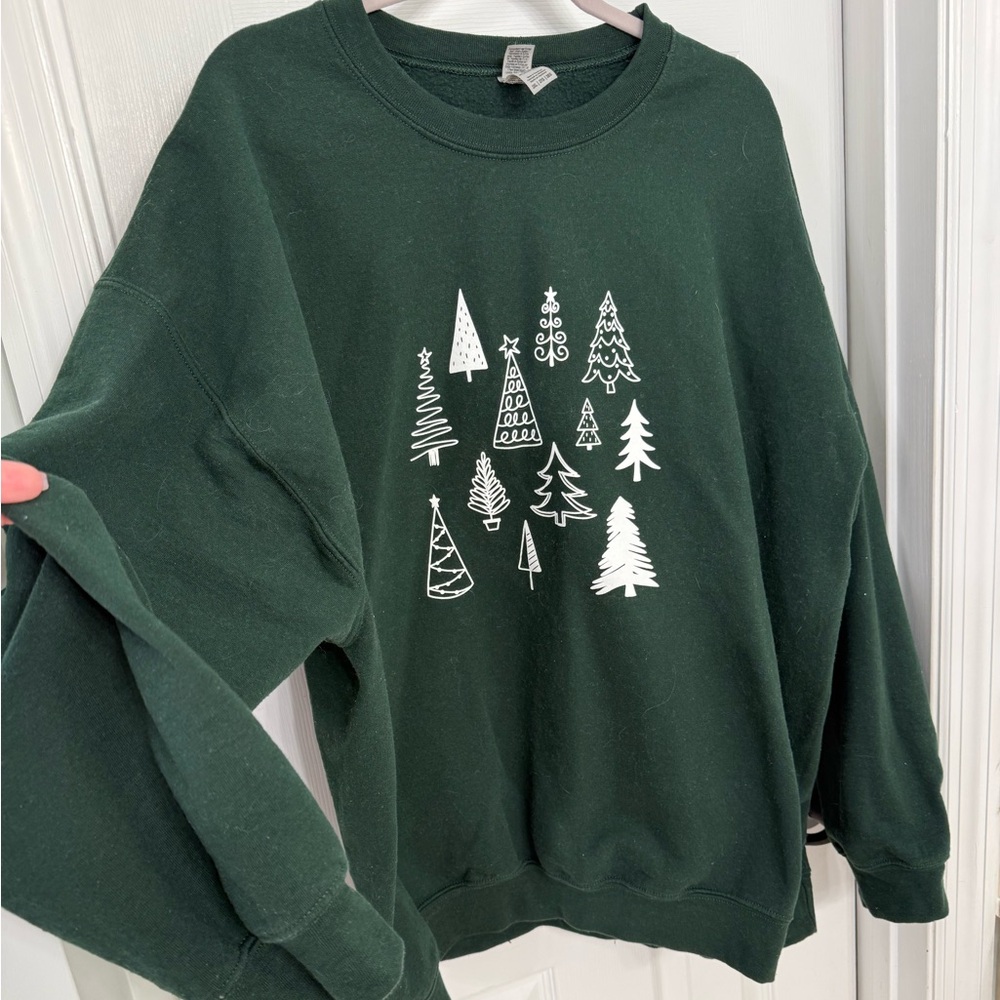 Simply Sage Market Christmas Tree Forest Sweatshirt